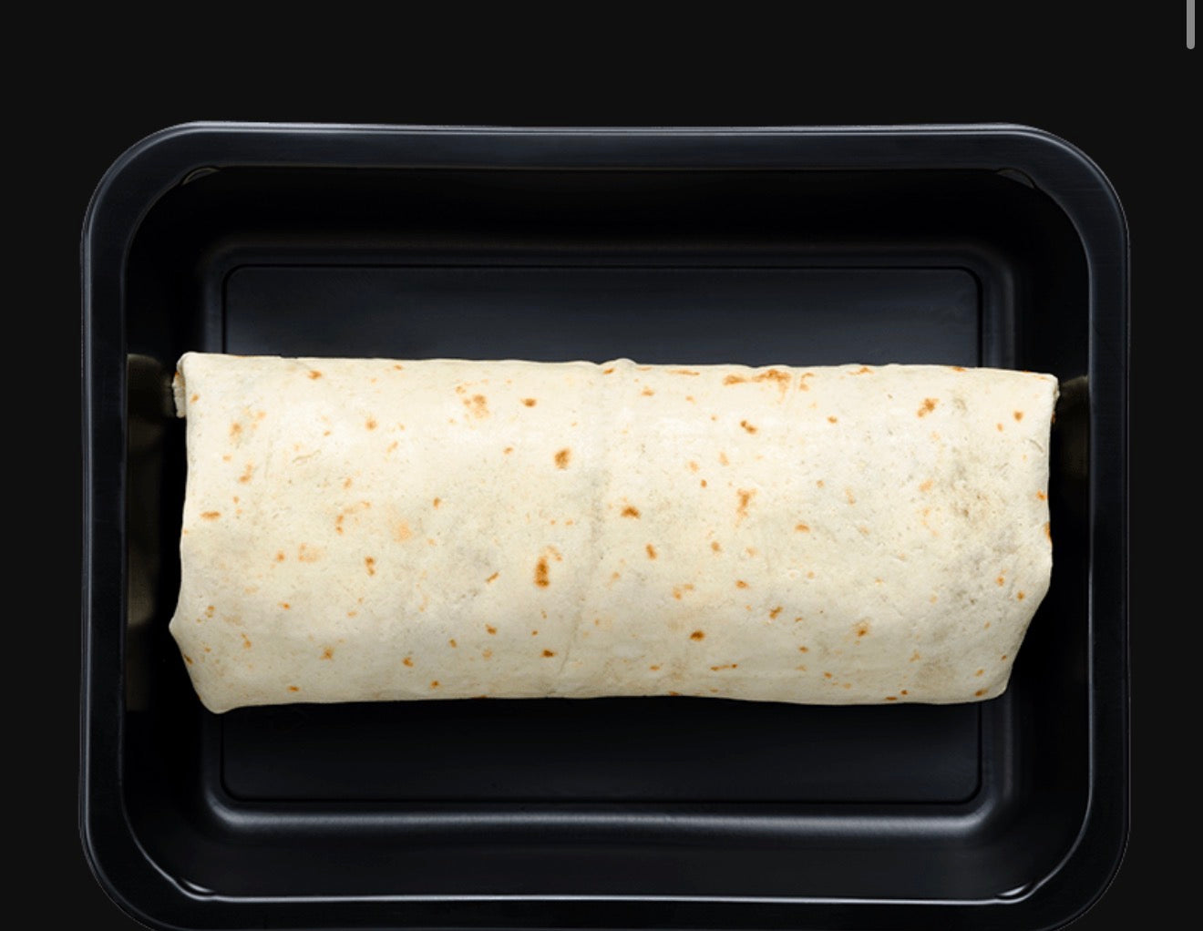High protein beef burrito