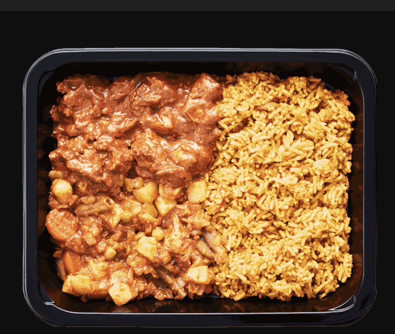 Kip Tandoori Gele Rijst Groentemix