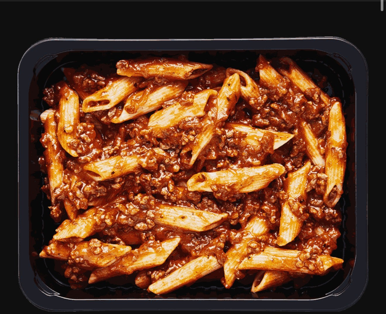 Penne pasta Bolognese