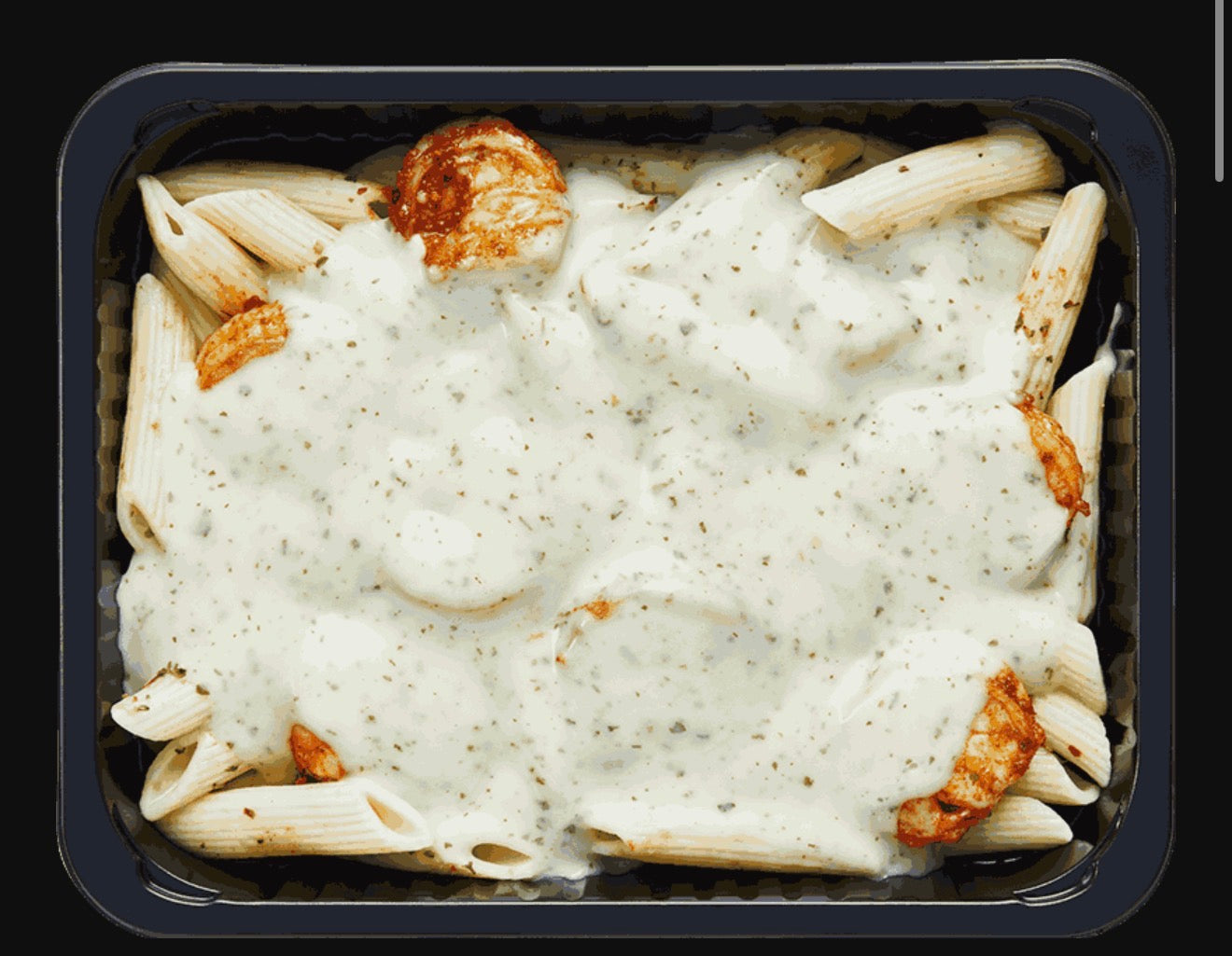 Pasta roomsaus garnalen