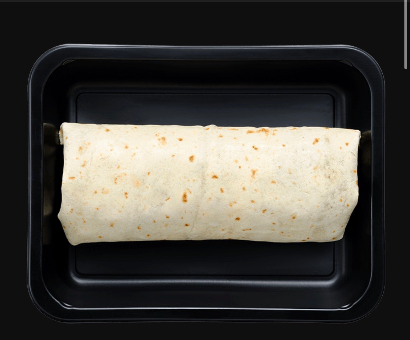 High protein chili kip burrito