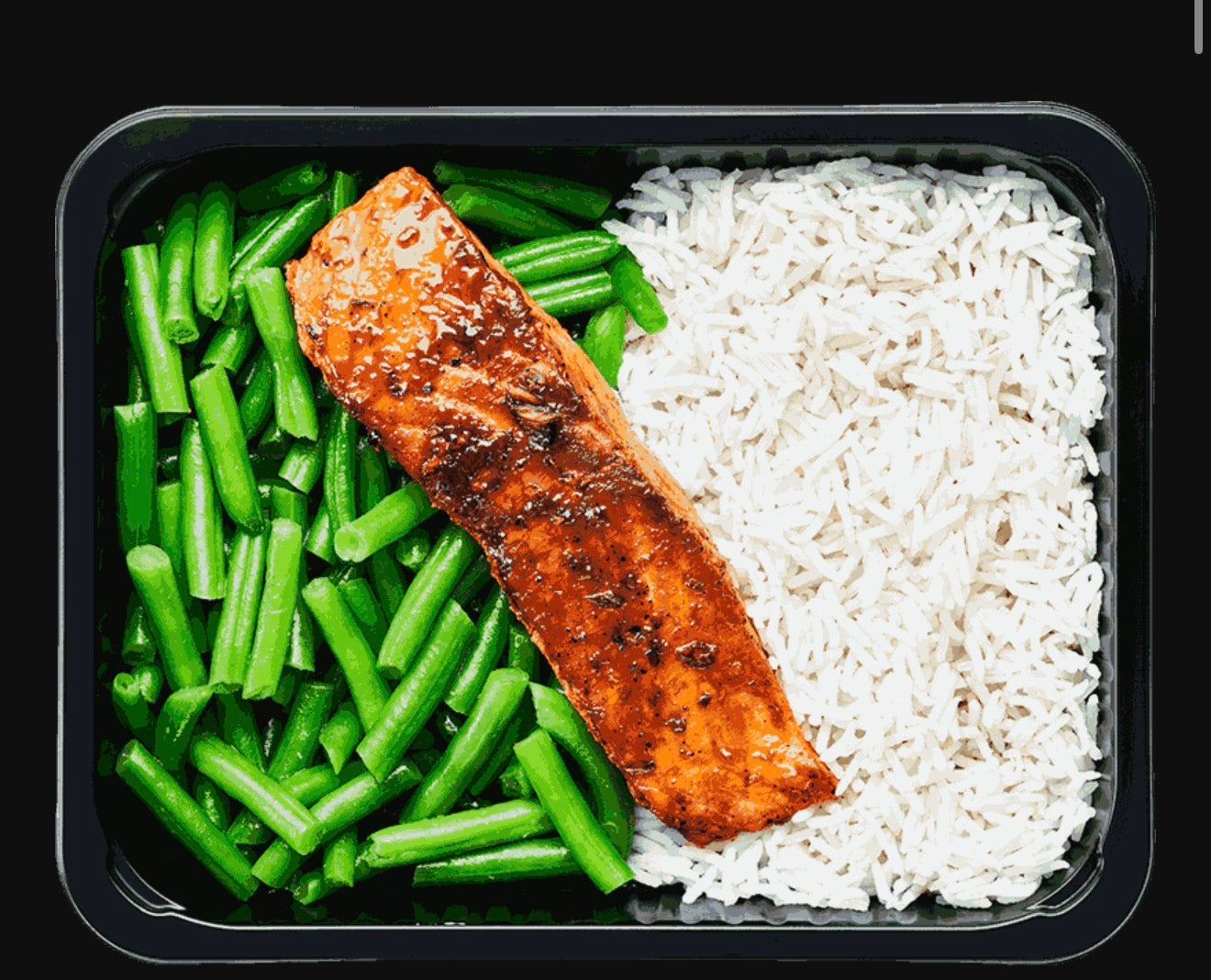 Zalm teriyaki rijst groente